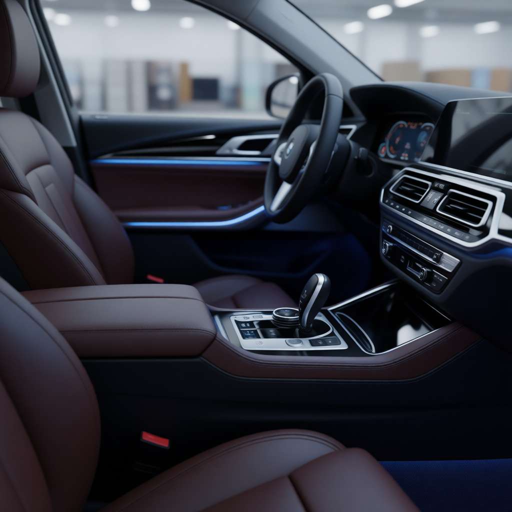 Μοντέρνο Δερμάτινο Εσωτερικό BMW & Cockpit