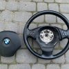 E90 E92 BMW M3 M Sport Black Leather Steering Wheel