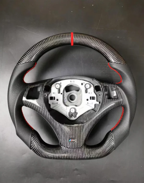 Steering Wheel (BMW E Series) (E82 E87 E88 E90 E91 E92 E93 E60 E70 )Customisable Carbon Fibre