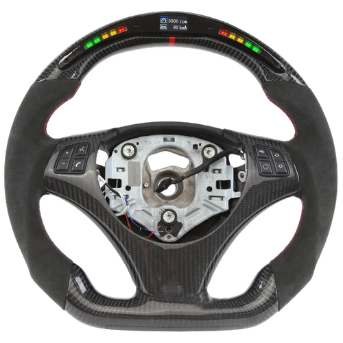 Steering Wheel (BMW E Series) (E82 E87 E88 E90 E91 E92 E93 E60 E70 )Customisable Carbon Fibre