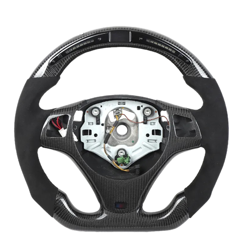 Steering Wheel (BMW E Series) (E82 E87 E88 E90 E91 E92 E93 E60 E70 )Customisable Carbon Fibre