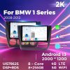 BMW 1 SERIES E81 E82 E87 E88 (2007-2012) Android Radio --- 9 inch (Carplay & Android Auto)