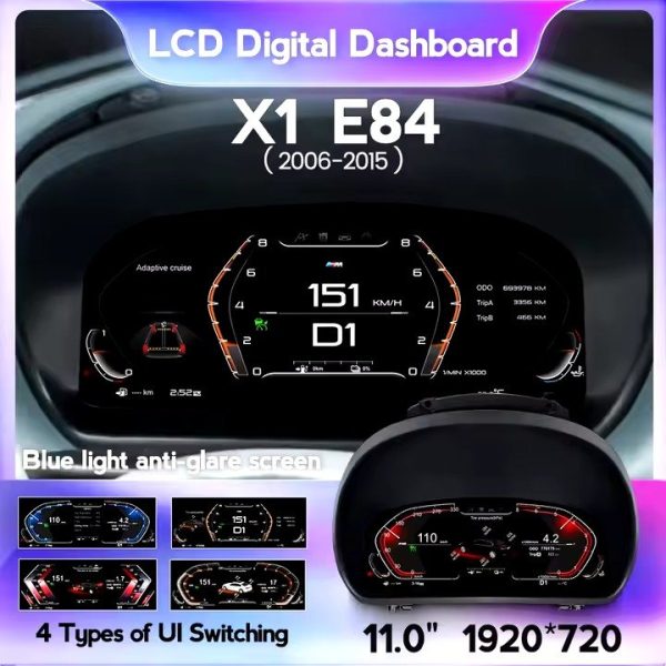 BMW X1-E84 ------- 2006-2015 digital cluster