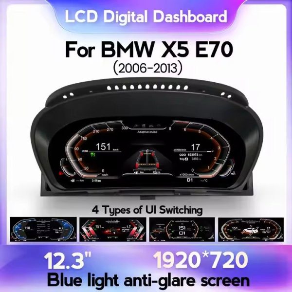 BMW X5-E70 -------- 2006-2013 digital cluster