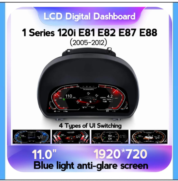 LCD DASHBOARD E87
