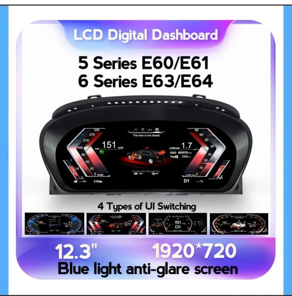 LCD DASHBOARD E60