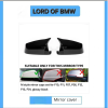 M style mirror caps set for BMW F10 / F11 (10-13) PRE-LCI, glossy black