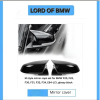 M style mirror caps set for BMW F20, F22, F30, F31, F32, F34, E84-LCI, glossy black
