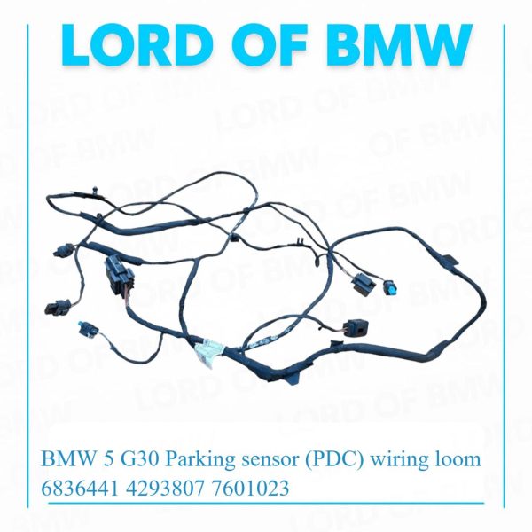 BMW 5 G30 G31 Parking sensor (PDC) wiring loom 6836441 4293807 7601023