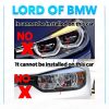 F30 F31 F34 Xenon Far 2013-2015  Yellow DRL Angel Eye