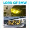 F30 F31 F34 Xenon Far 2013-2015  Yellow DRL Angel Eye