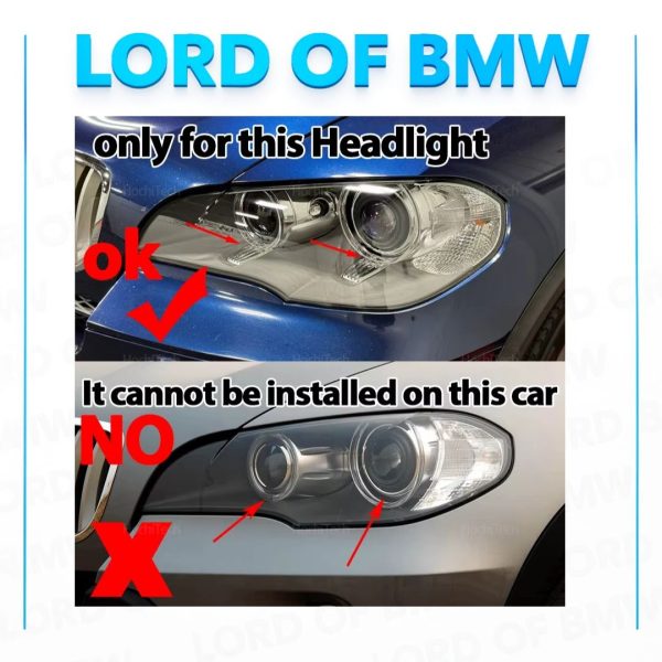 E70 E71 LCI 2011 2013 Yellow DRL Angel Eye