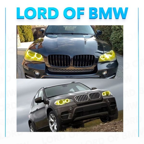 E70 E71 LCI 2011 2013 Yellow DRL Angel Eye