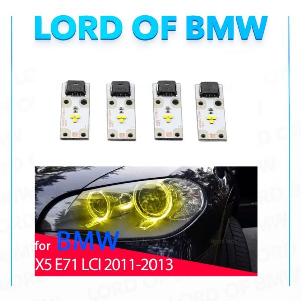 E70 E71 LCI 2011 2013 Yellow DRL Angel Eye