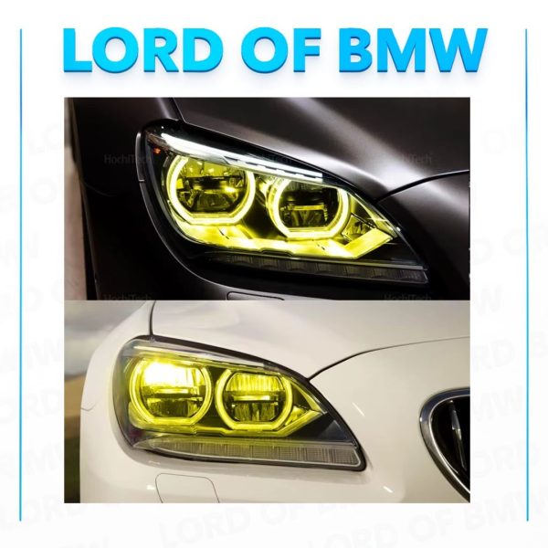 F06 F12 LCI 2011 2013 Yellow DRL Angel Eye