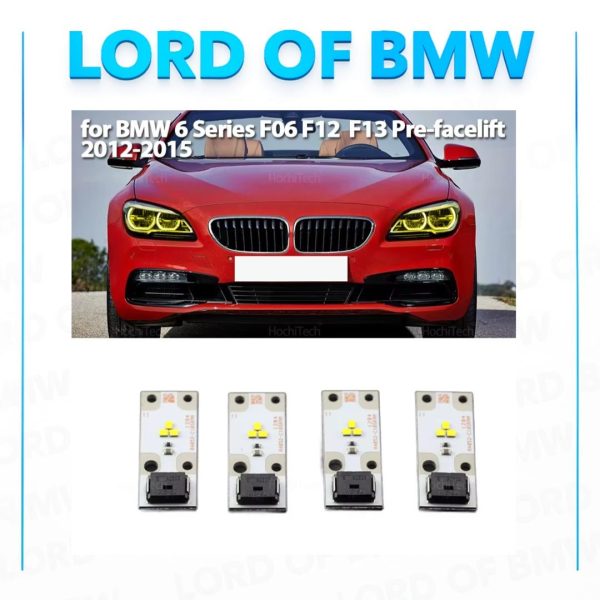 F06 F12 LCI 2011 2013 Yellow DRL Angel Eye
