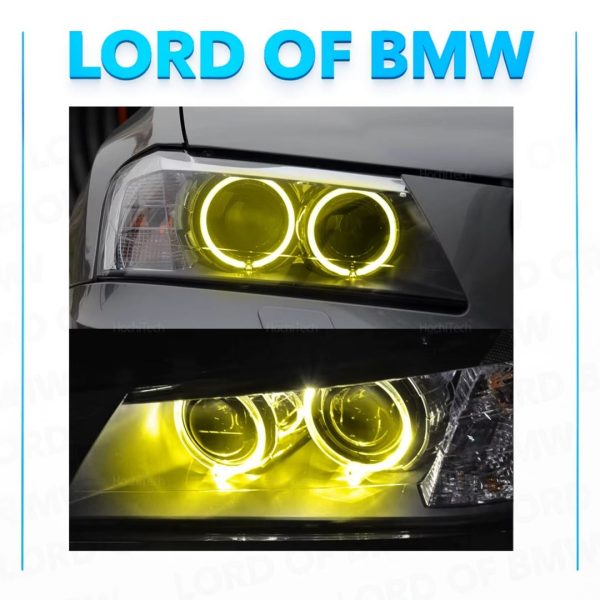 F25 LCI 2011 2013 Yellow DRL Angel Eye