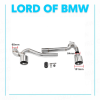 Exhaust System for 05-12 BMW 3 Series E90 E92 320i 318i 325i 335i MT Diffuser