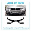 Front  Lip M Sport F30 black carbon