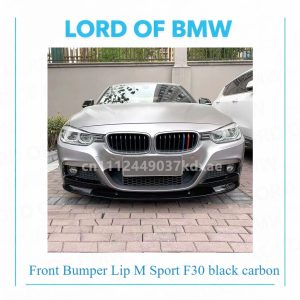 Front  Lip M Sport F30 black carbon