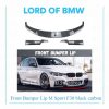 Front  Lip M Sport F30 black carbon