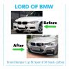 Front  Lip M Sport F30 black carbon