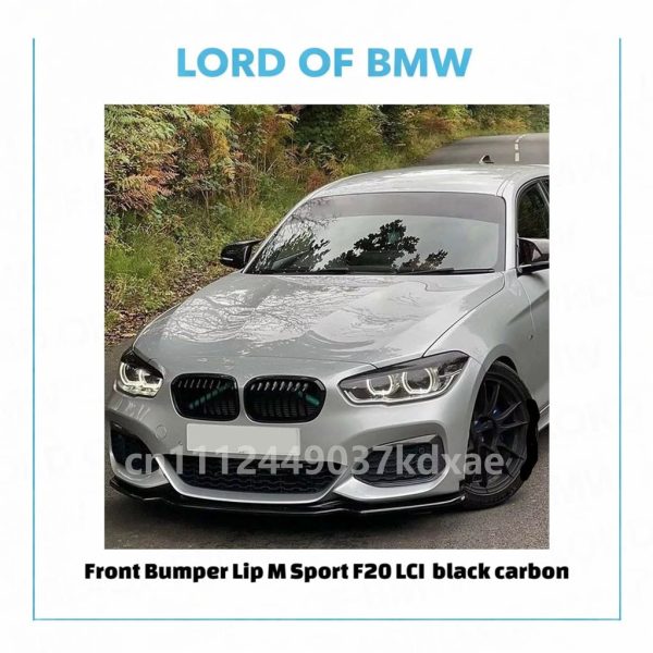Front Lip M Sport F20 LCI black carbon
