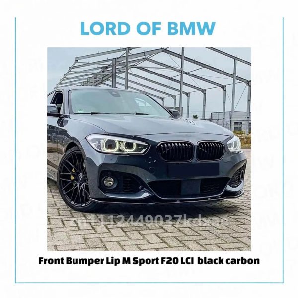 Front Lip M Sport F20 LCI black carbon