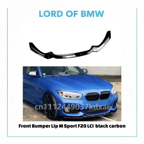 Front Lip M Sport F20 LCI black carbon
