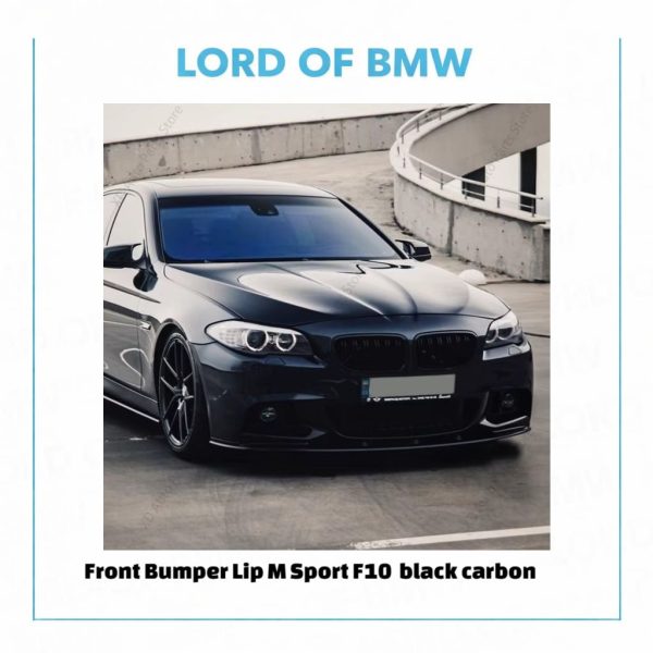 Front Lip M Sport F10 black carbon