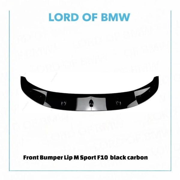 Front Lip M Sport F10 black carbon