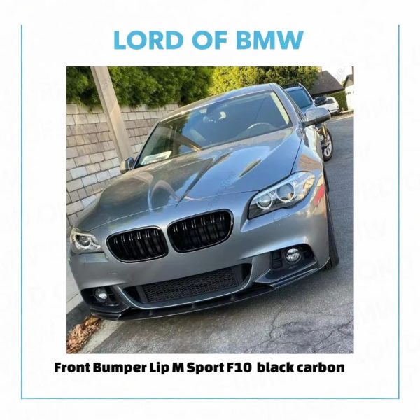Front Lip M Sport F10 black carbon