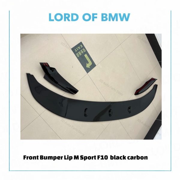 Front Lip M Sport F10 black carbon