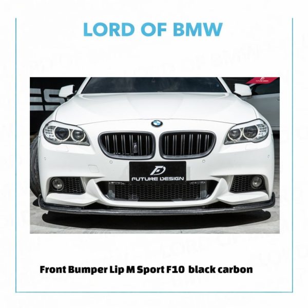 Front Lip M Sport F10 black carbon