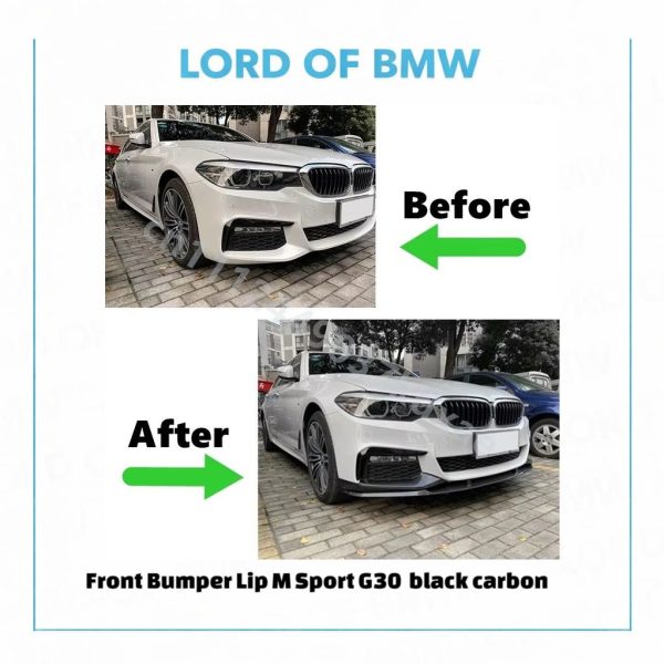 Front Lip M Sport G30 G31 black  carbon