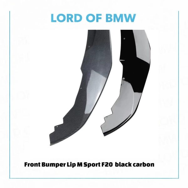 Front Lip M Sport F20 F21 black carbon