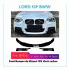 Front Lip M Sport F20 F21 black carbon