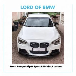 Front Lip M Sport F20 F21 black carbon