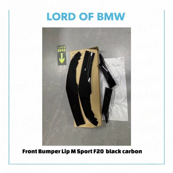 Front Lip M Sport F20 F21 black carbon