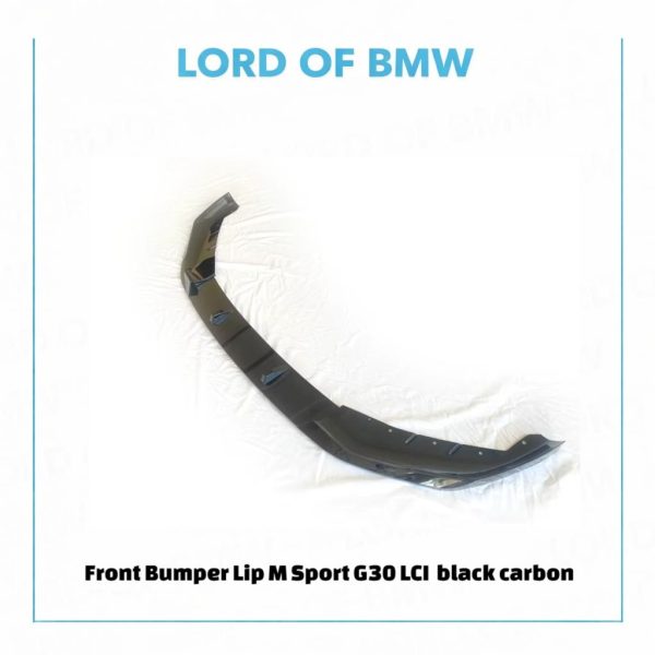 Front Lip M Sport G30 G31 LCI black carbon