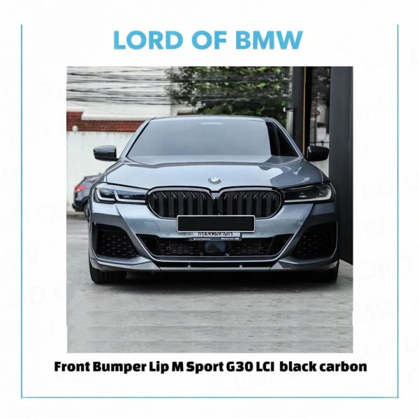 Front Lip M Sport G30 G31 LCI black carbon