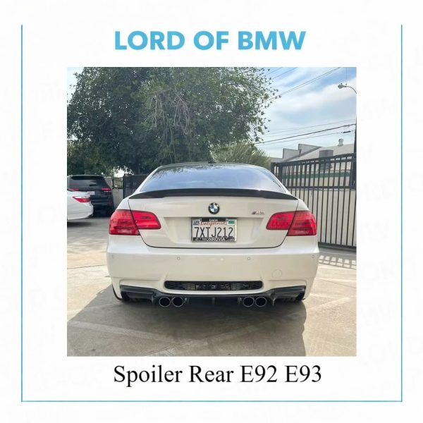 Spoiler Rear E92 93