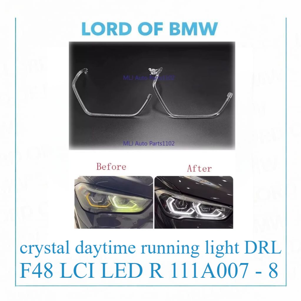 DRL crystal light F48 LCI LED R L CH 111A007 111A008