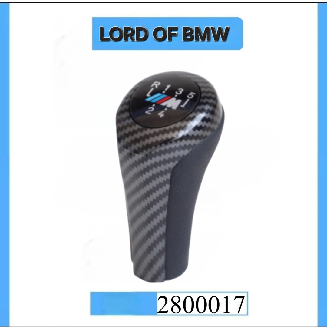 Gear Shift Knob For BMW 5 Speed LED CARBON E81 E87 E82 E90 E92 E93 – 2800017