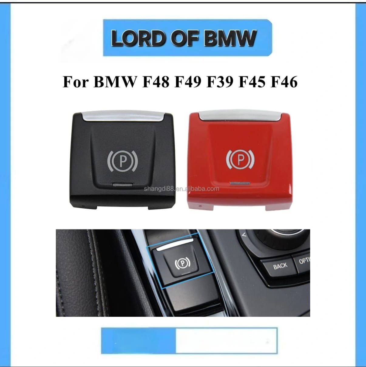 parking switch new model red black —- — f48 f39 f46