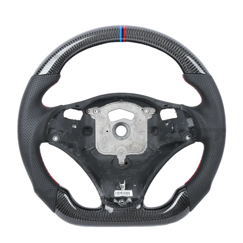 Steering Wheel (BMW E Series) (E82 E87 E88 E90 E91 E92 E93 E60 E70 )Customisable Carbon Fibre