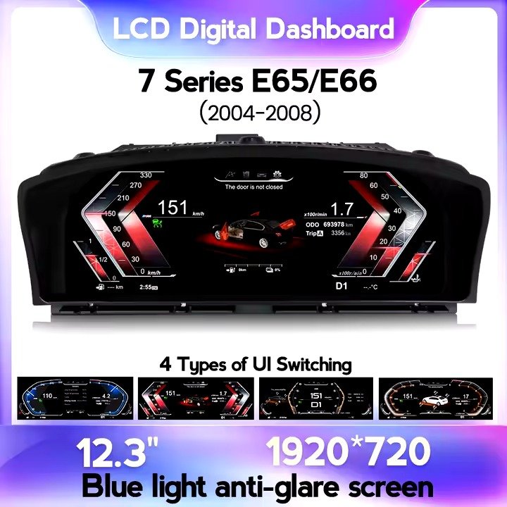 BMW E65 E66 ——- 2004-2008 digital cluster