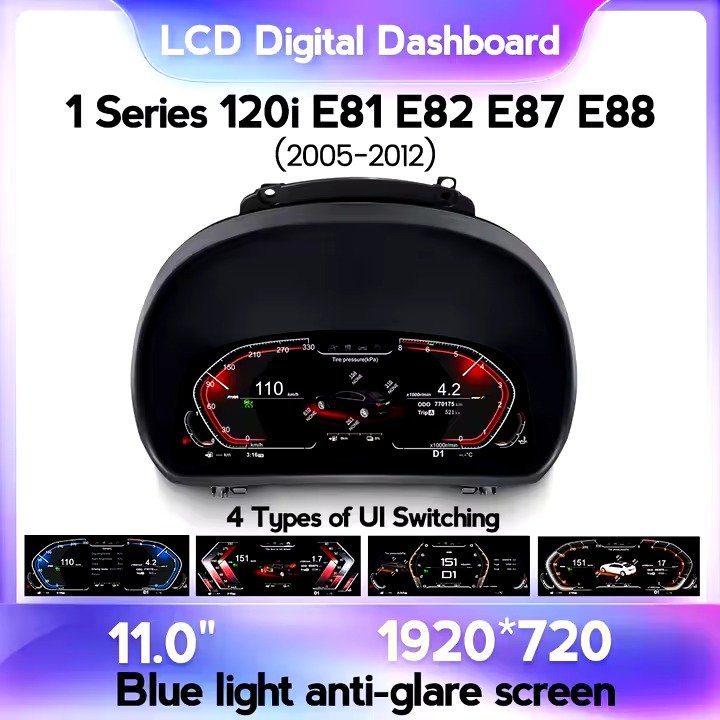 BMW E81 E82 E87 E88 2005-2012 digital cluster