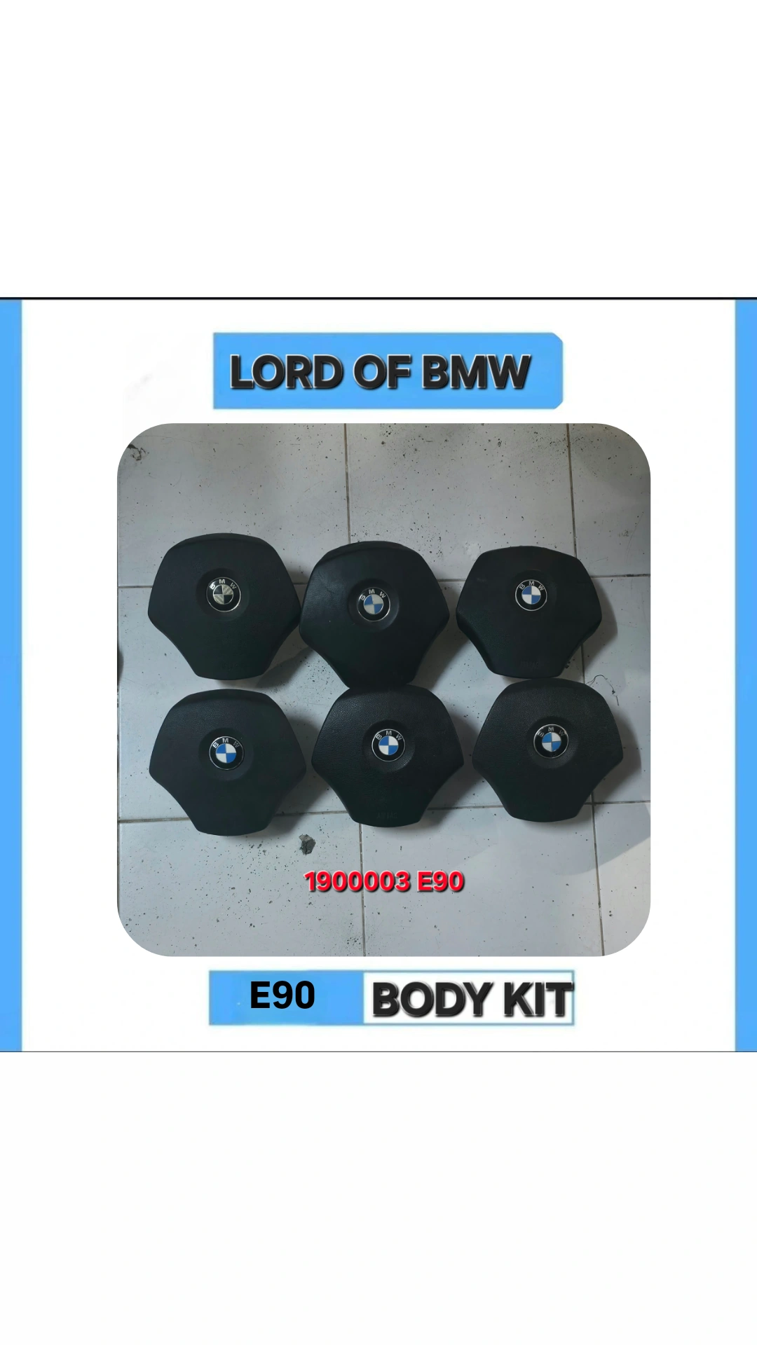E90 Driver’s Steering Wheel Airbag