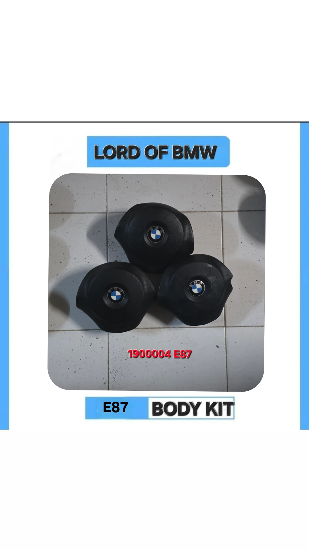E87 Driver’s Steering Wheel Airbag